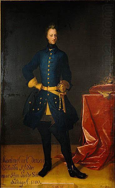 Karl XII, 1682-1718, kung av Sverige, pfalzgreve av Zweibrecken, david von krafft